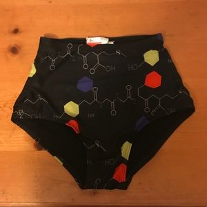 Molecules/Chemistry High Waist Swim Bottoms